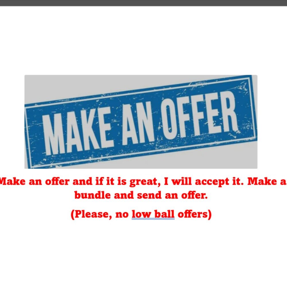 Make an Offer, Create a Bundle and send an offer